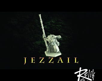 Jezzail Rat Model 28mm 32mm - Unpainted Resin Figure