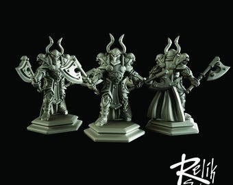 Warrior of Chaos Model 28mm 32mm - Unpainted Resin Figure