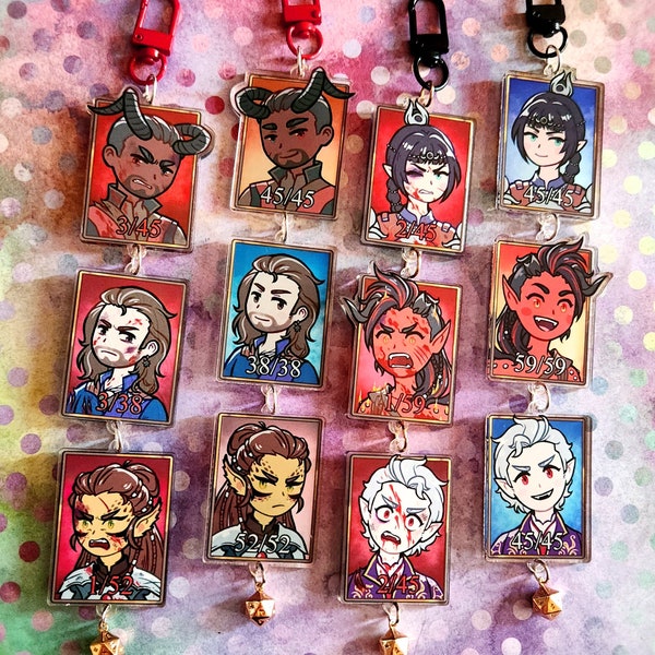 BG3 Double-Sided 2" Linking Charms (buy 3, get 20% off!)
