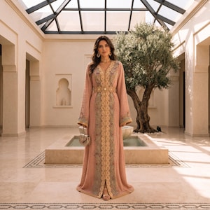 Moroccan Caftan Crochet Pattern PDF, Women’s Lace Kaftan XS–5XL, 232-Page Step-by-Step Guide