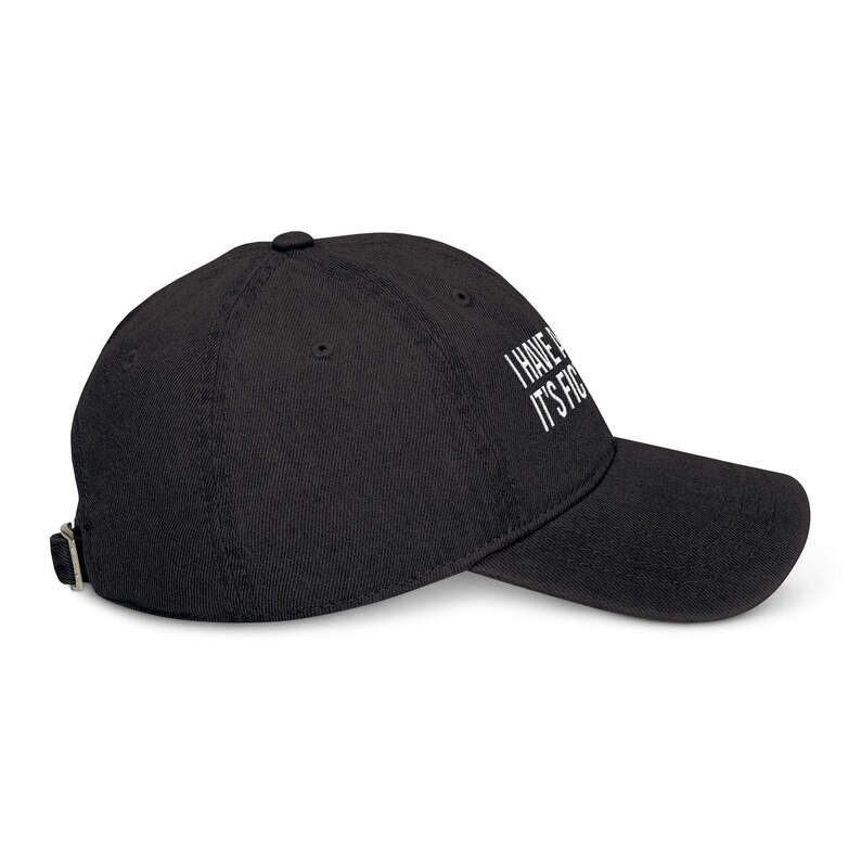 I Have a Type It's Fictional Hat — Funny Book Lover Gift — Embroidered Denim Cap — BookTok Gift — Reader Hat for Women image 3