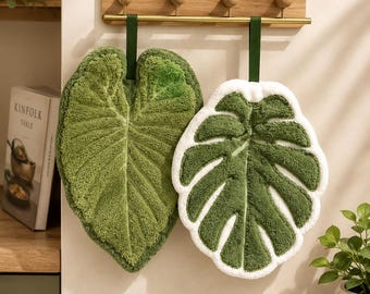 Handdoek blad, absorberende microvezel keuken badkamer decor