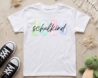 Schulkind 2026 Kinder T-Shirt | Einschulung Shirt 2026 | Schulanfang T-Shirt | Geschenk zur Einschulung | Erstklässler Shirt
