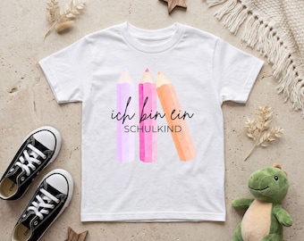Schulkind 2026 Kinder T-Shirt | Einschulung Shirt 2026 | Schulanfang T-Shirt | Geschenk zur Einschulung | Erstklässler Shirt für Mädchen