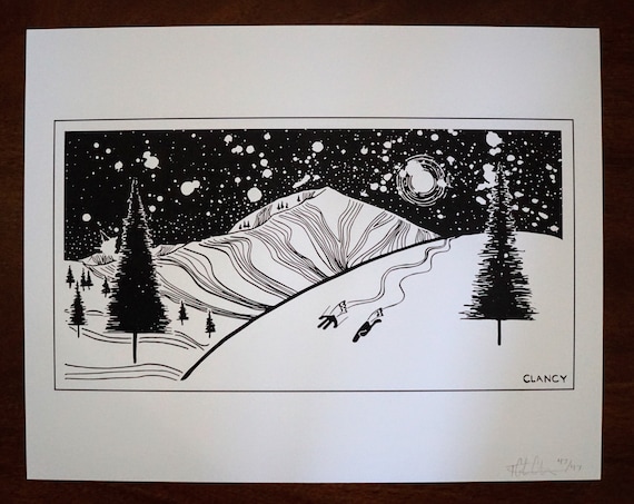 Mt. Millicent Print - 11x14 - Limited Edition