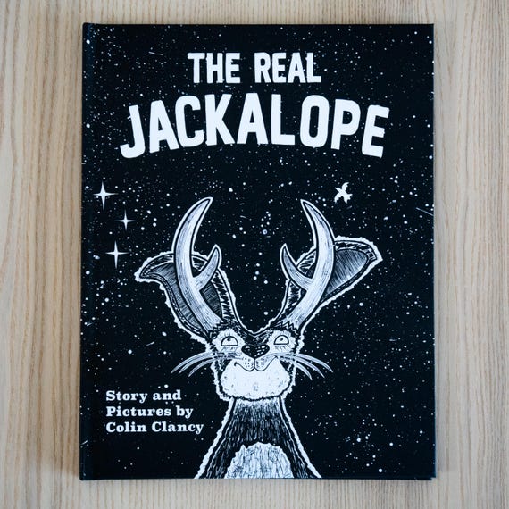 The Real Jackalope Book & Poster Combo - PRESALE