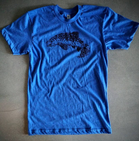 Jumping Trout T-Shirt - American Apparel