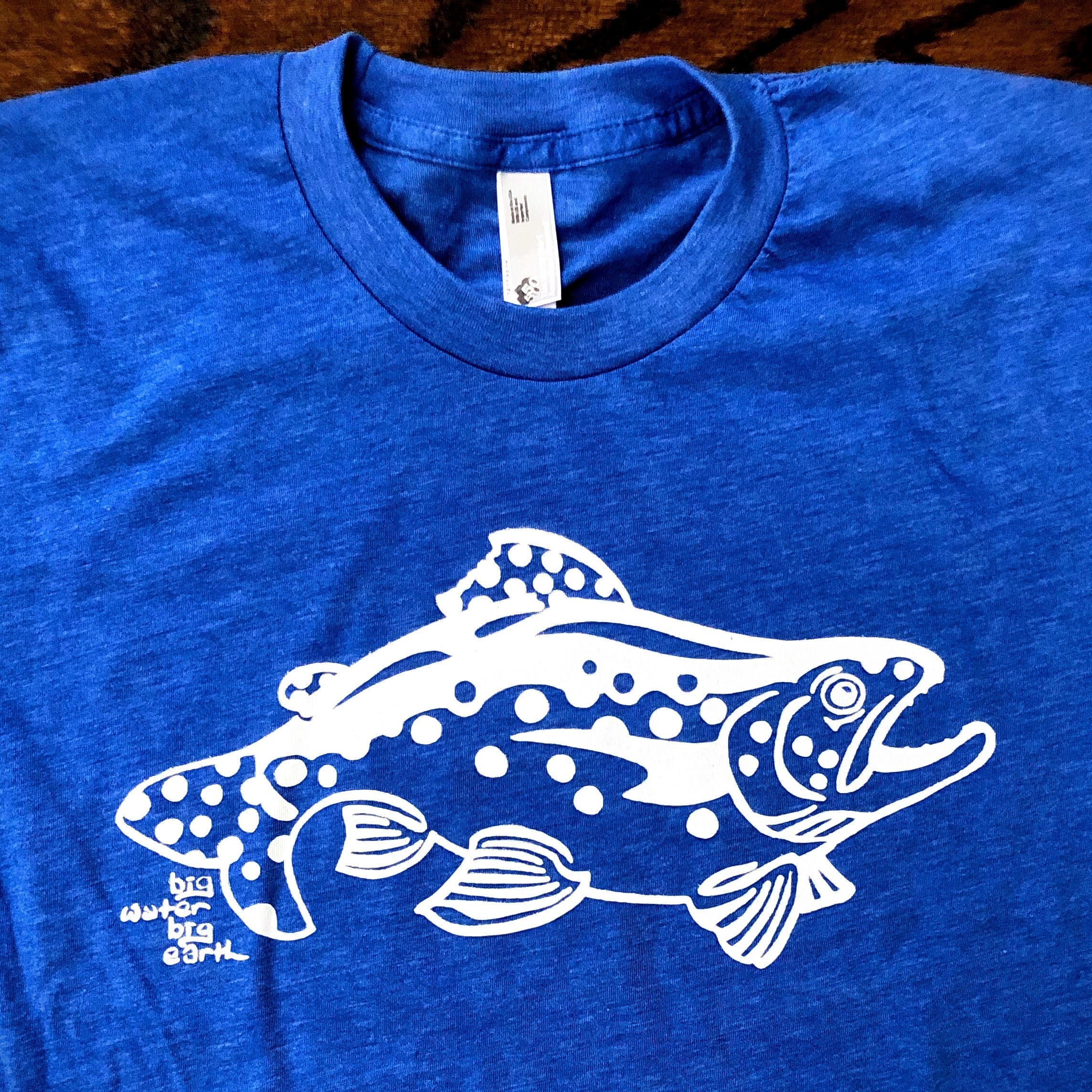 Bold Trout T Shirt American Apparel