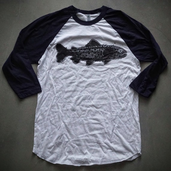 Big Trout Baseball Tee - American Apparel