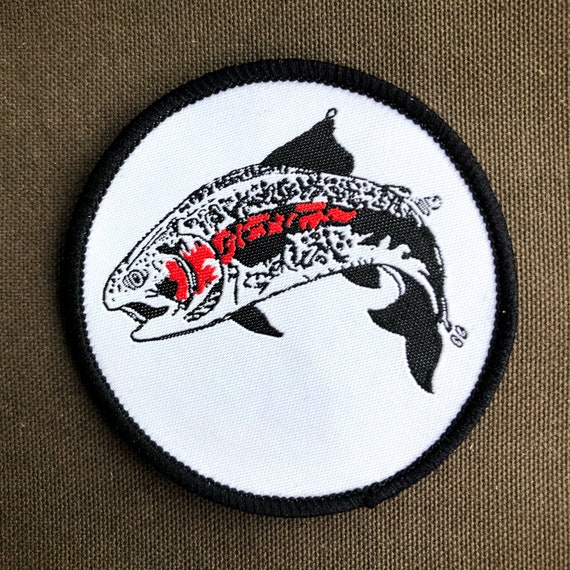 Rainbow Trout Woven Patch