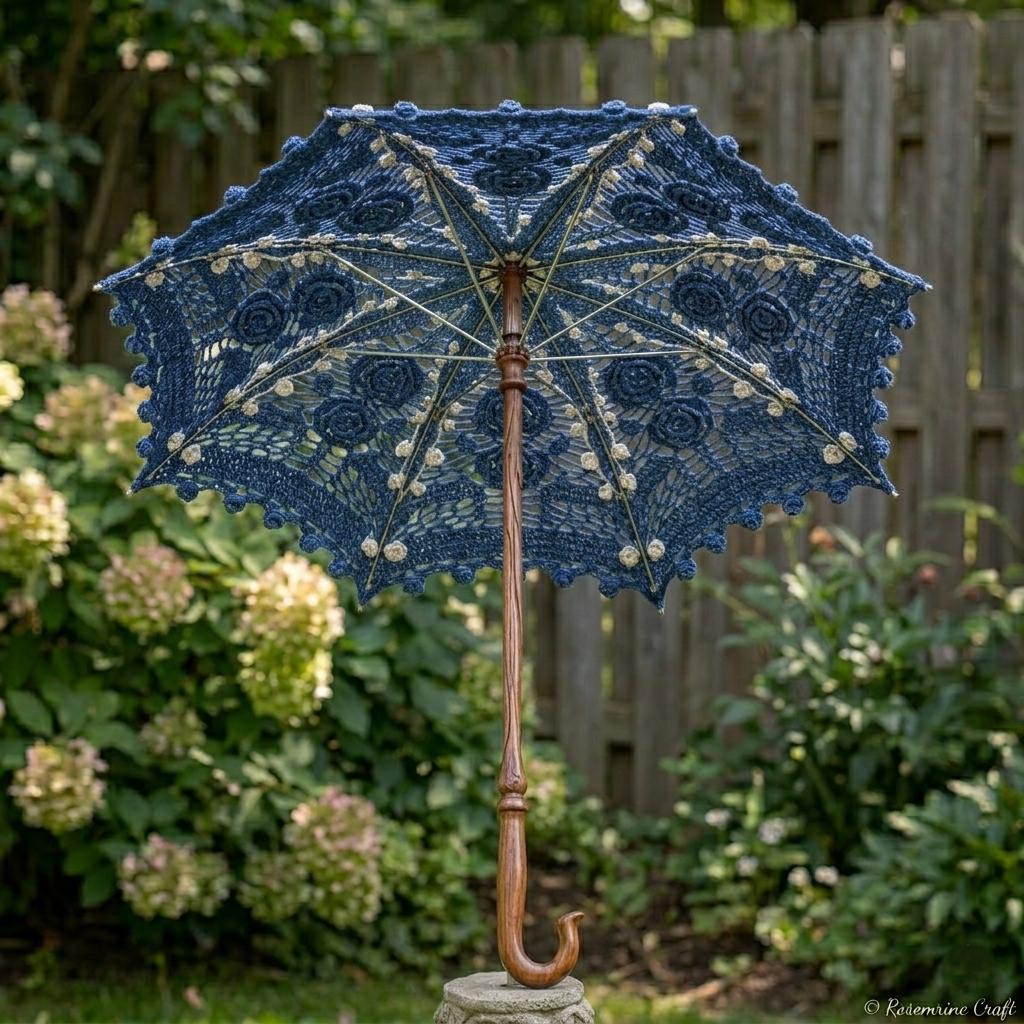 30 Beautiful Crochet Umbrellas and Patterns You Will Love! 3 Victorian Lace Umbrella Crochet Pattern