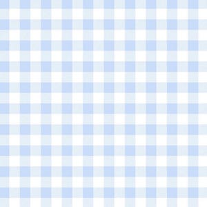 Soft Light Blue Gingham Fabric Blue White Small Check Fabric Spring Room Throw Pillows Fabric 100% Cotton Fabric By The Half Yard
