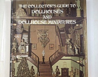 livre vintage - Collectors' Guide to Dollhouses, Marian O’Brien, Hawthorn, 1974, Couverture rigide, Veste à poussière, Histoire, Collection, Collectionneur