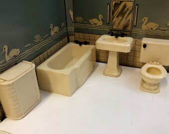 vintage renwal dollhouse furniture