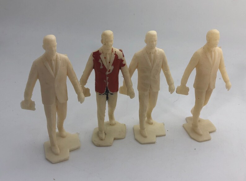 Vintage Marx Dollhouse Figures / People Father Mother Etsy