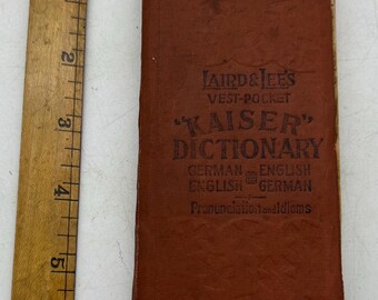 Antique / Vintage Book: Laird & Lee Vest Pocket Kaiser German