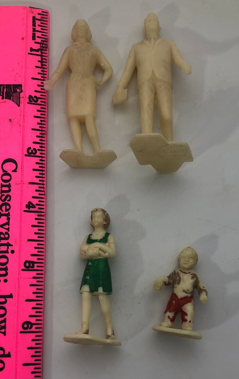 Vintage Marx Dollhouse Figures / People Father Mother Etsy