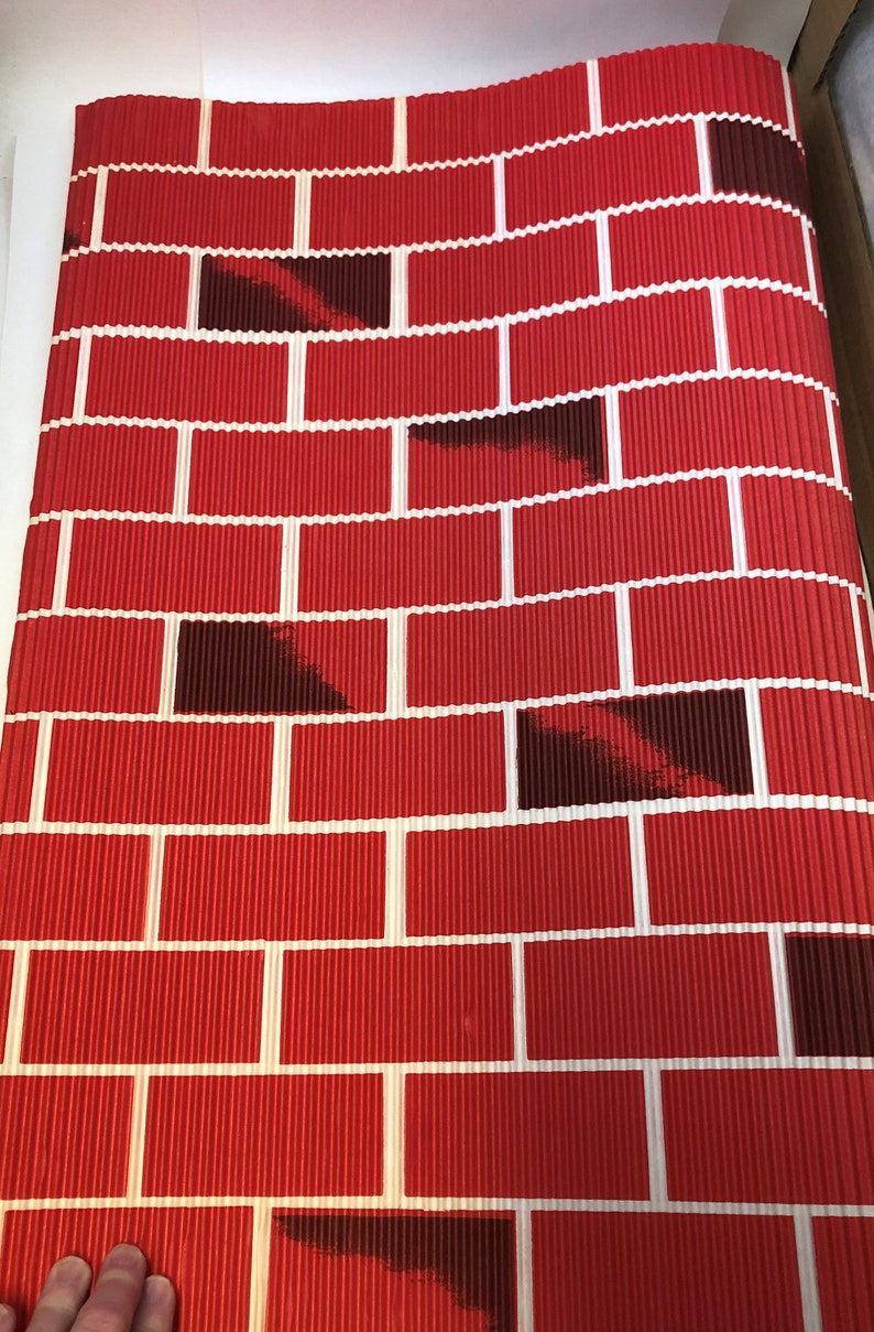 Brick Christmas Wrapping Paper 