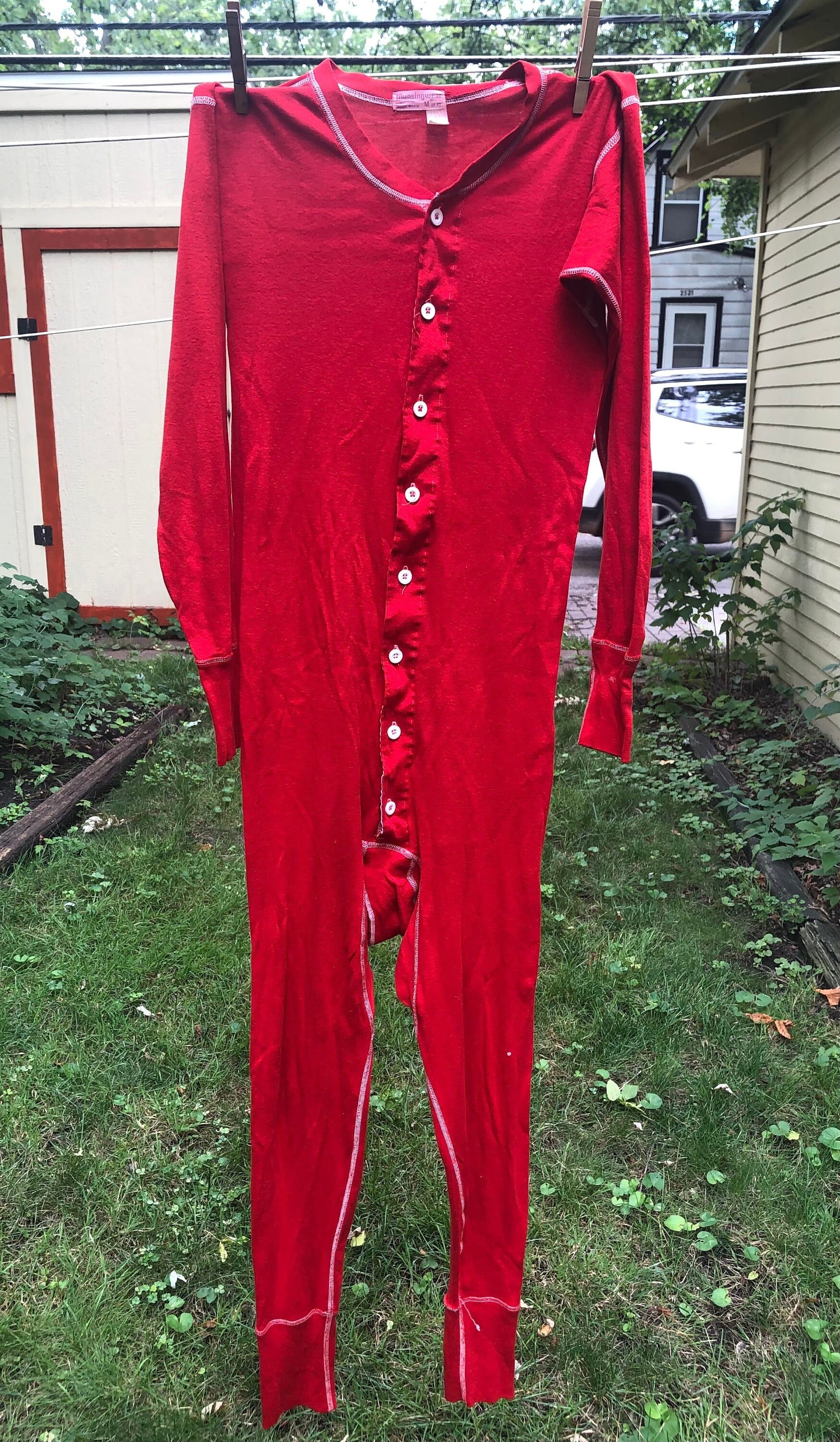 Red Union Suit - Etsy Red Union Suit - Etsy