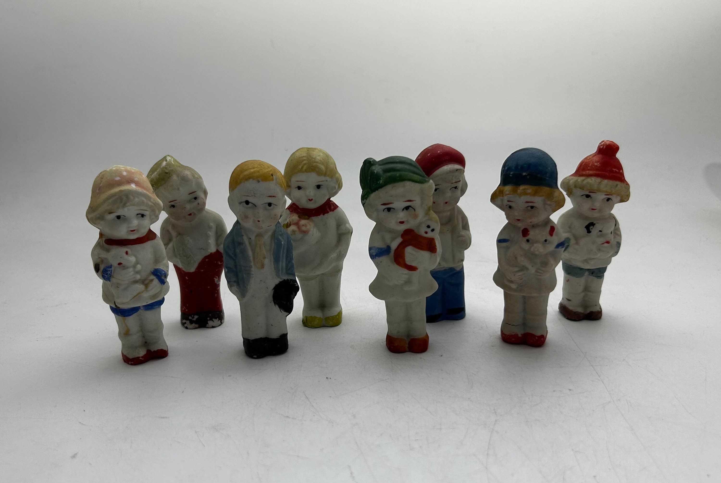 Vintage Bisque Dolls: Frozen Charlotte / Penny Style, 3 Inch