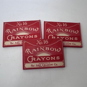 Vintage 1994 Big Box of 96 Crayola Crayons With Sharpener Missing 5 Crayons