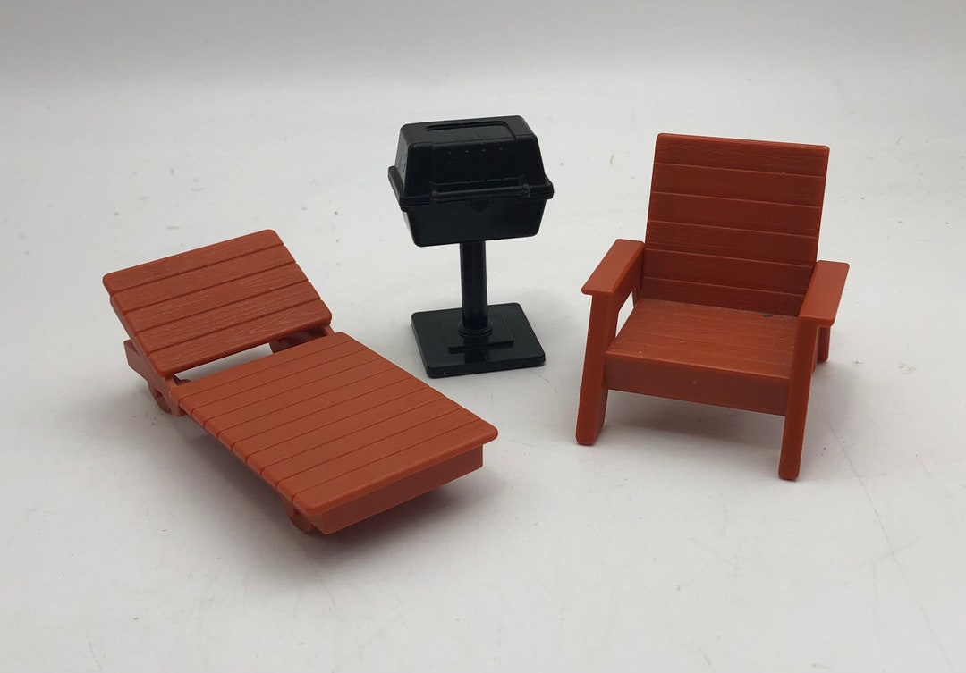 Vintage Fisher Price Patio / Outdoor Furniture Faux Wood Etsy