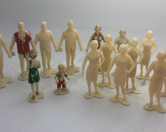 Vintage Marx Tin Litho Dollhouse With Dollhouse Furniture Vintage Mid