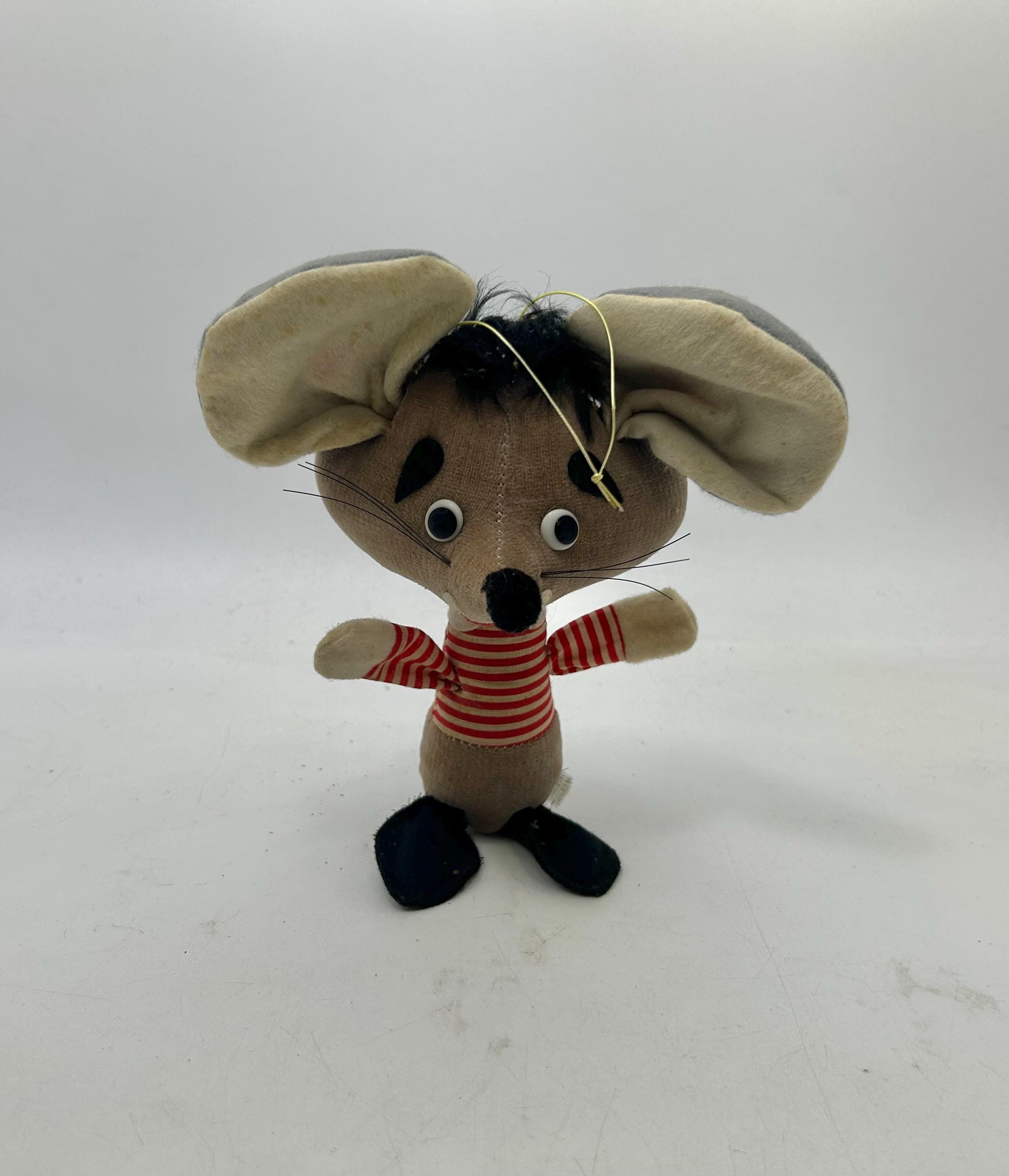 昭和レトロ　デーキン DAKIN ネズミ　ぬいぐるみ　中古品 Vintage Plush Mouse - Dakin Dream Pets, 1960s-1970s, 7 Inches Tall