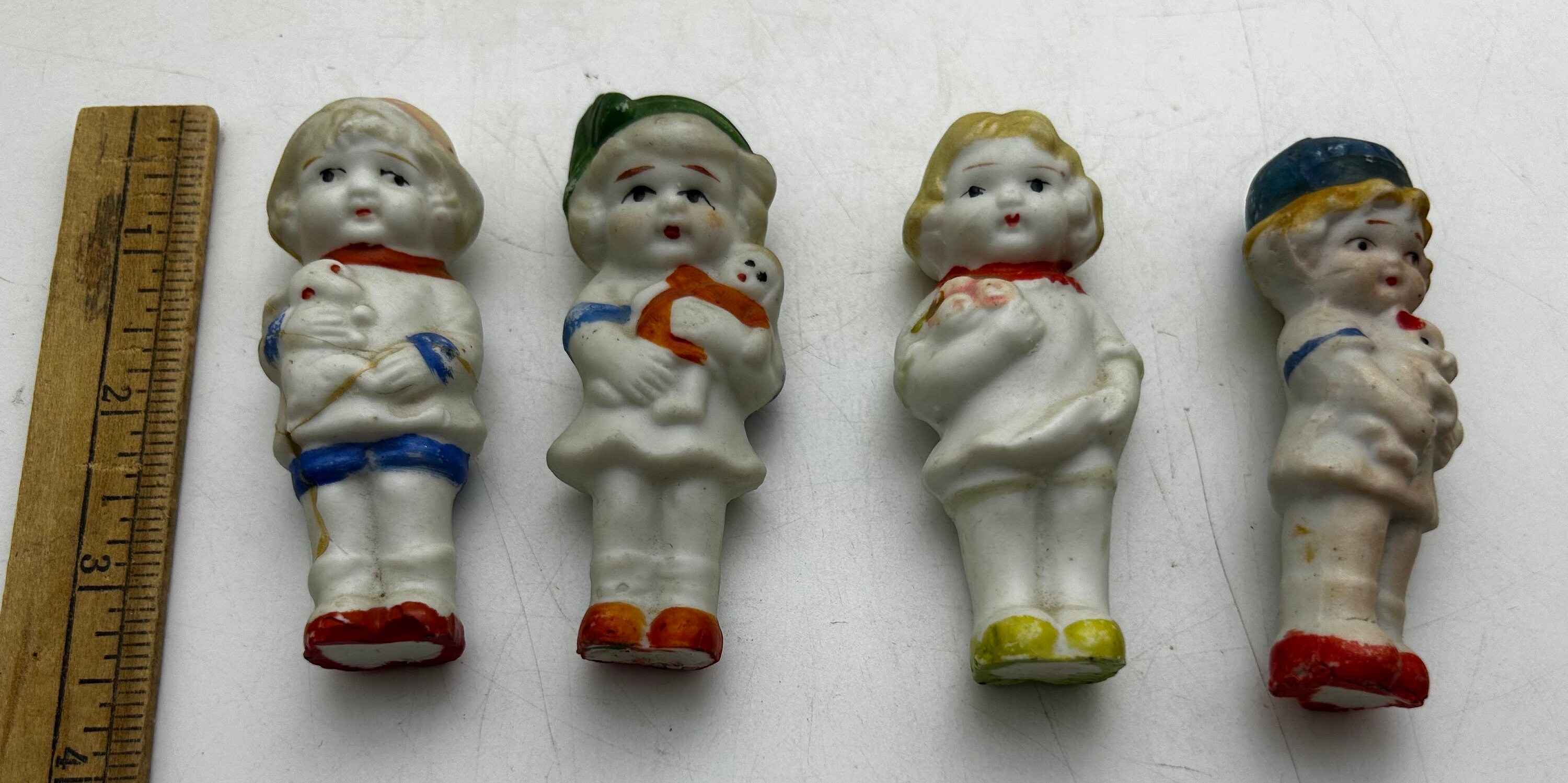 Vintage Bisque Dolls: Frozen Charlotte / Penny Style, 3 Inch