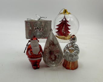 クリスマスタンブリングピクシー　サンタガール　1960年代　ヴィンテージ 1960年代のヴィンテージミニチュアボーンチャイナサンタクロース