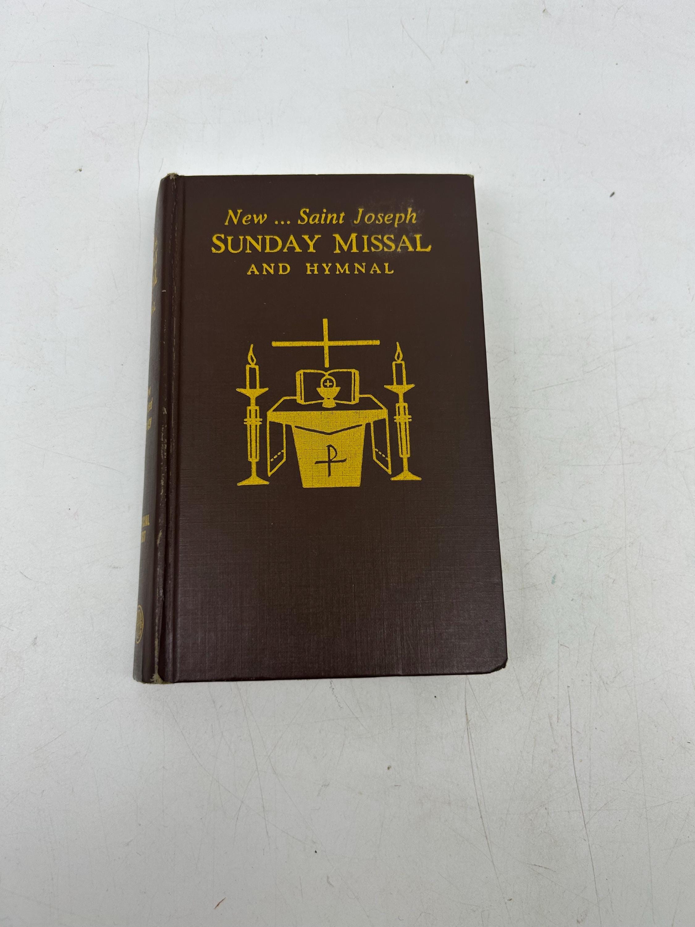 Vintage 1968 New St. Joseph Sunday Missal and Hymnal, Vatican II