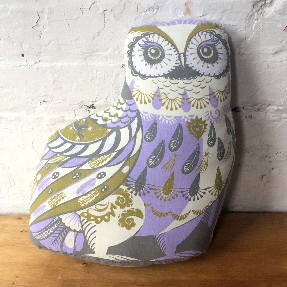 Oswald the Owl Tea Towel / Cloth Kit - A silkscreen design by Sarah Y…