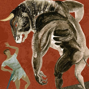 Minotaure - Impression d'une illustration de Sarah Young