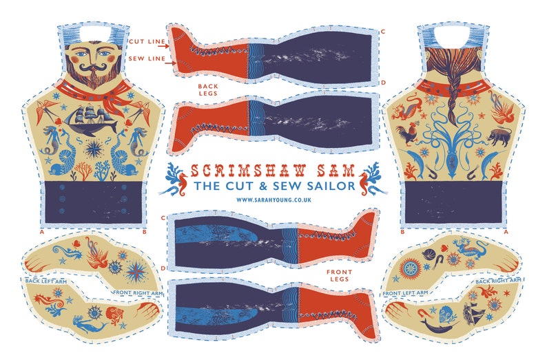 Any 4 Tea Towel / Dish Towel / Cloth Kit Designs for the price of 3 designs by Sarah Young image 3