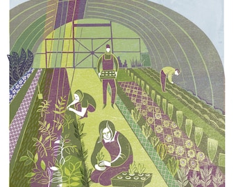 Polytunnel- Gardens Print