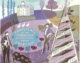 Gardens Illustrated Print | "Small Holding" Illustration by Sarah Young