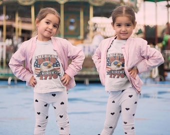 Camiseta patriótica estadounidense para niños / Camiseta para niños pequeños del 4 de julio, 250 aniversario de Estados Unidos