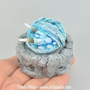 Mini Radiant Dragon - Glacier Dragon Sculpture Figurine - PRE ORDER Shipping in 6-10 Weeks