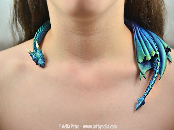 Dragon draper necklace sale