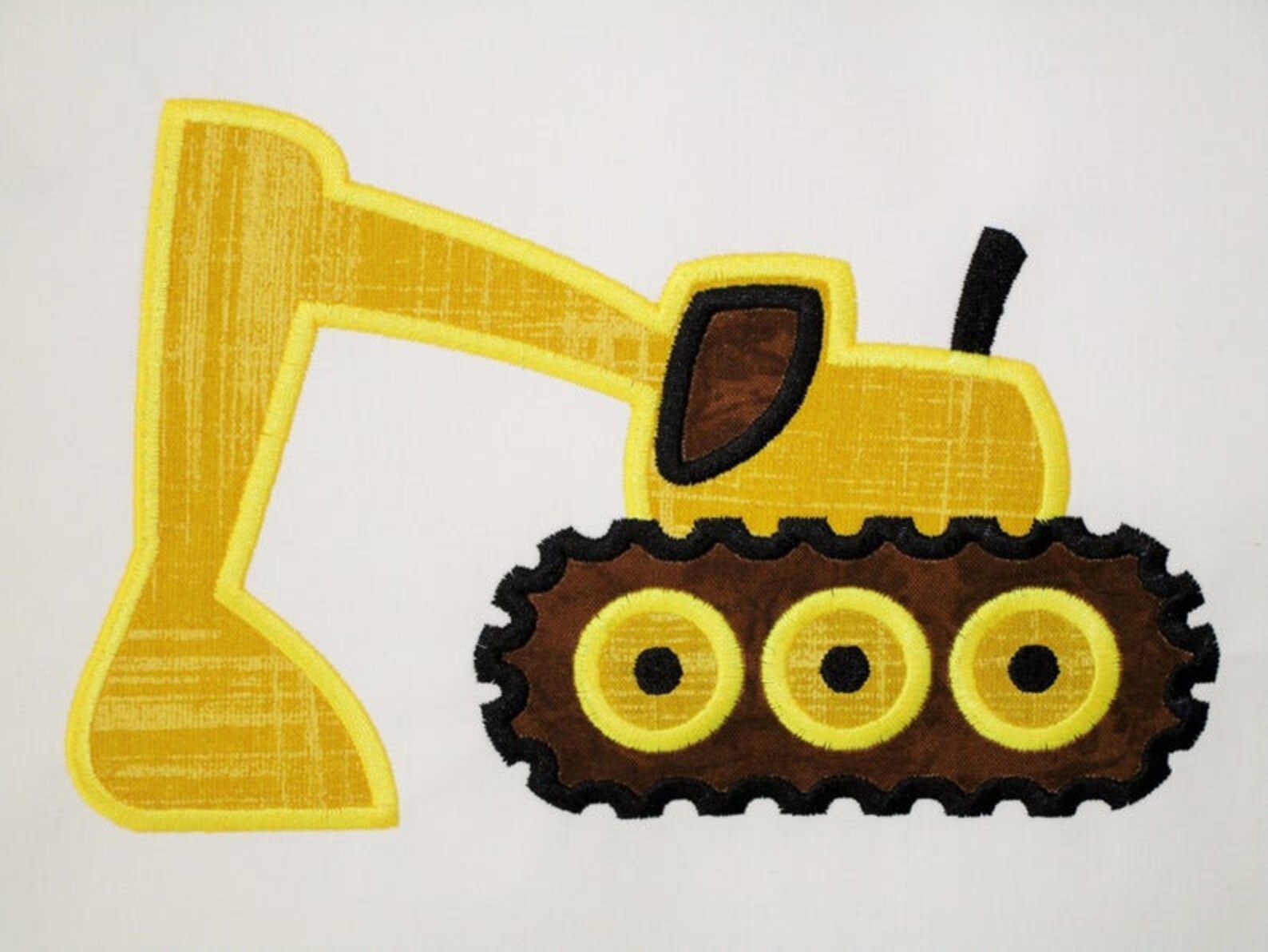 Construction Vehicles Embroidery Applique Design Set Of 5 Etsy