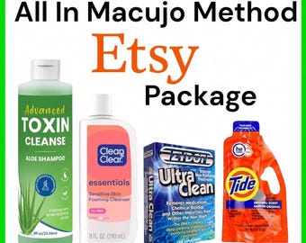 Macujo Method Hair Detox Kit – Advanced Toxin Cleanse, Zydot, Clean Clear, Tide