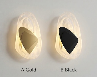 Nordische Marmor Wandlampe | Organische LED-Wandleuchte, moderne Akzentbeleuchtung