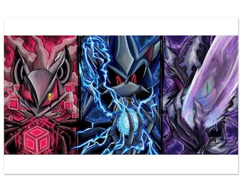 Póster de fan art de la expansión del dominio de los villanos de Sonic