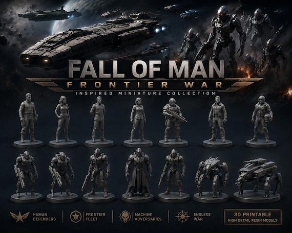 Frontier War Resin Miniatures – Sci-Fi Collection