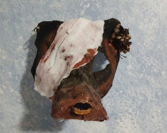 Wounded Wolf Mask