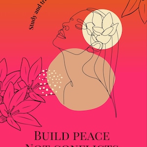 Bible Study Worksheets for Christian Women | Building Peace Instead of Conflict | Christian Personal Growth | Printable PDF Download
