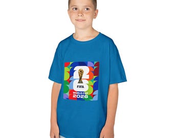 FIFA World Cup 2026 Logo Kids T-Shirt | Soccer Tournament Tee