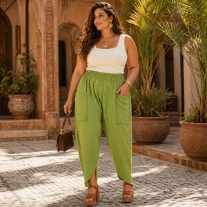 Pistachio Pants Women - Etsy