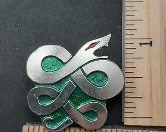 Single Animal Pewter Green Snake