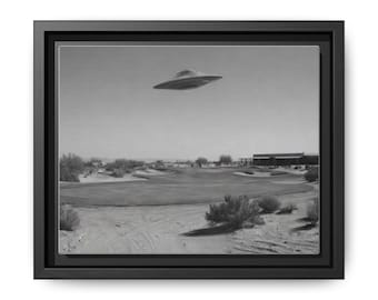 Sighting On The Back Nine Canvass Print